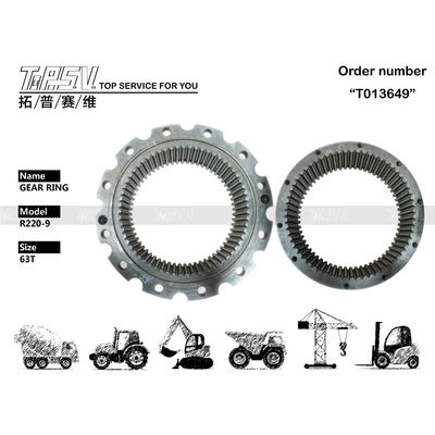 R220-9 Swing Steel Excavator Ring Gear 39Q6-12110