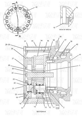 Siyah Hidrolik 191-3234 E320B Kazıcı Yolculuk Sürücüsü Katalog Motor Ağır Ekipman Onarımları İçin
