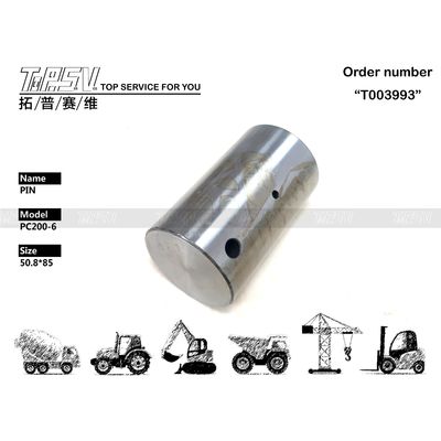 Güç 20Y-26-21320 PC200-6 Ekskavatör salıncak 2Stage Pin Çelik Siyah Renk Makine Tamirhaneleri için kolay kuruluyor