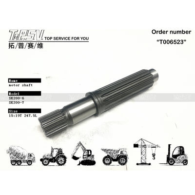 YN15V00017S009 Taşıma Paketleme SK200-6 Ekskavatör Seyahat Motor Çubuğu Hidrolik Motor Sürüş Ekskavatör iletme sistemi