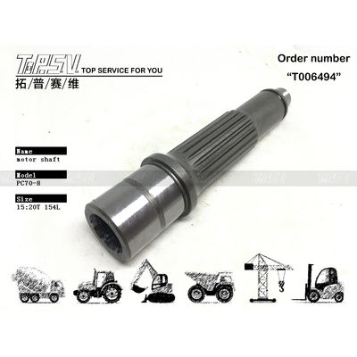 TZ110D2002-00 Yüksek Dayanıklılık PC70-8 Kazıcı Seyahatleri Makine Tamirhaneleri için Motor Çubukları Parçaları İnşaat
