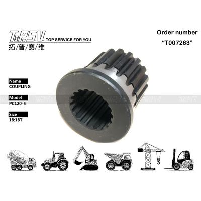 203-01-41130 PC120-5 Ekskavatör Hidrolik Pompa Mili Parçaları Dişli Yağı ve Nakliye Ambalajı İçin