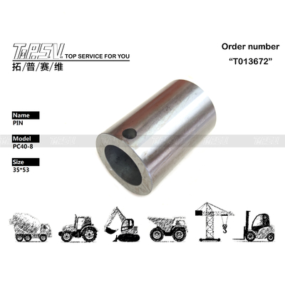 Sıcaklık Tedavisi PC40-8 Ekskavatör Seyahat 2 Aşama Gear Pin Enerji Madenciliği Ve Ekskavatör iletim sistemi için