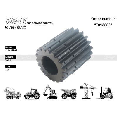 SY75 Ekskavatör Seyahat Motoru Makine için Ekskavatör Seyahat 2 Aşama Güneş Düğmesi
