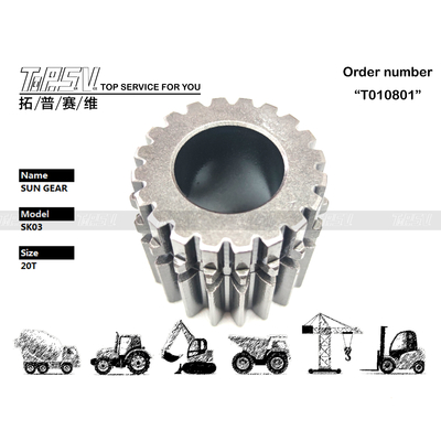 SK03 Ekskavatör Swing 2 Stgae Yüksek Dayanıklılıklı Güneş Donanımı Görüntü