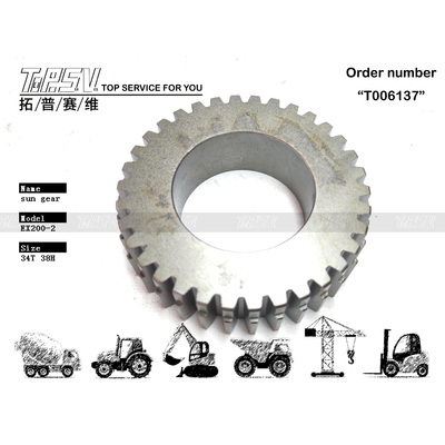 EX200-2 Ekskavatör Seyahat 2 Aşama Güneş Düğmesi Düğme Yağı ile Kurulumu Kolay
