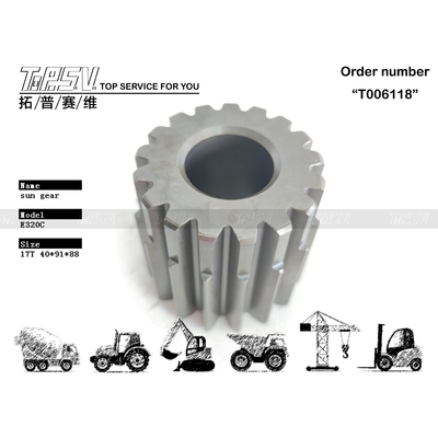 7Y-1430 Yüksek Hassasiyetli E320C Ekskavatör Seyahat 2 Kademeli Güneş Dişlisi (Hidrolik Motor Tahriki ve Planet Redüktörlü)