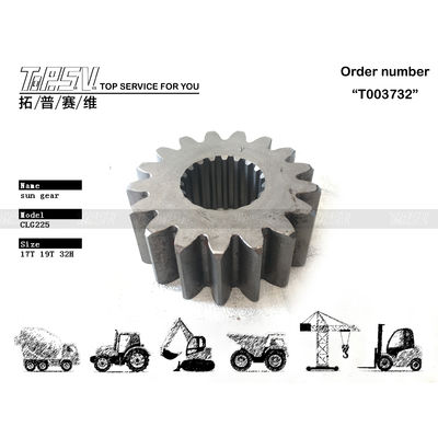 41A0112 Yüksek hassasiyetli CLG225 Kazı makinesi Swing 1 aşama Sun Gear Motor parçaları ve derhal gönderilmeye hazır