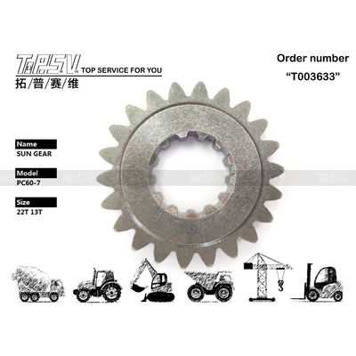201-26-71150 Kurulumu Kolay PC60-7 Ekskavatör Swing 1 Aşama Güneş Delek Motoru Hidrolik Motor Sürüşü ile Güvenilir Performans