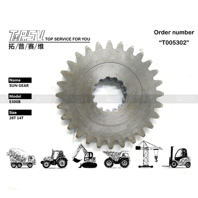 Çelik R300-5 Ekskavatör Redüktör Dişli Parçaları Enerji Madenciliği ve Dayanıklı Malzeme İçin