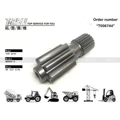 Kolor Siyah HD800-5 Ekskavatör Seyahat Güneş Dişli Tahrik Motoru, Kolay Kurulum ve Ağır İş Makineleri İçin