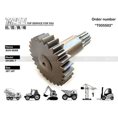 K9000802 DH300-7 Kazı makinesi yolculuğu için dişli yağı bakımı 1. Aşama Güneş dişlileri boyut ve çeşitli modellere bağlıdır