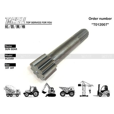 Yüksek hassasiyetli EC210DL kazıcı yolculuk 1 aşama Güneş ekipman uyumluluğu Çeşitli modeller ile uyumlu