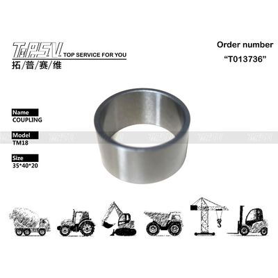Yüksek Hassasiyetli TM18 Ekskavatör Seyahat 1 Kademeli Kaplin Klima Parçaları Ağır Hizmet Tipi Şanzıman Sistemi için
