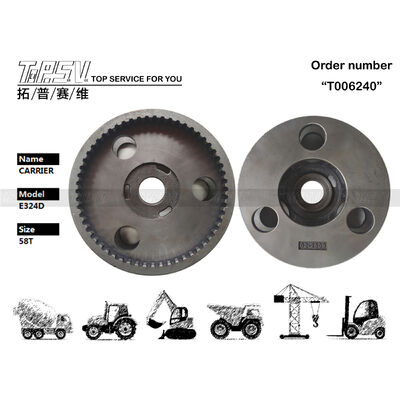 267-6799 İşlem Görmüş Çanta Taşıma Ambalajı E324D Ekskavatör Seyahat 3 Kademeli Gezegen Taşıyıcı Enerji Madencilik Sektörü için Tasarlanmış Çelik Yapı Operasyon Güvencesi