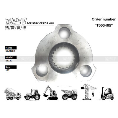 191-2599 Çelik Ağır Hizmet Tipi E312C Ekskavatör Salıncak 1 Kademeli Taşıyıcı, Enerji Madenciliği Koşullarına Dayanacak Şekilde Üretilmiş, Güçlü Yapısal Destek ve Çalışma Sağlar