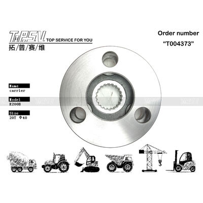 7Y-1752 E200B Ekskavator Swing 2 Aşama Gezegensel Taşıyıcı Ekskavator Sürücü Sisteminin Bakımına ve Değiştirilmesine Uygun Ağır Güçlü Sabit Bileşen
