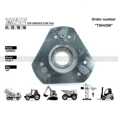 201-26-71130 Hidrolik motor sürücüsü PC60-7 Ekskavator Swing 2 Aşama Taşıyıcı Siyah Renkli Swing Mekanizmi Parçası Çeşitli Ekskavator Modelleri için Uygun