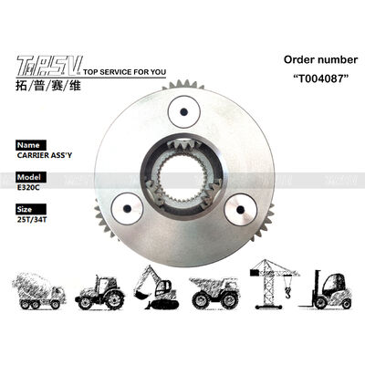 E320C Ekskavatör Salıncak 2 Kademeli Taşıyıcı GRUBU Salıncak Tahrikli Ekskavatör Yedek Parçaları İçin Parçalar