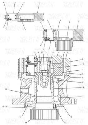 Katalog Bolt-on Design Excavator Swing Drive Parts for CATERPILLAR Excavator Brands And Models 114-8226 E312-A