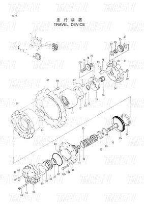 Hidrolojik kazma ekipmanları Ağır işlevli uygulamalar için son tahrik motorları Katalog 9111033 EX60-3