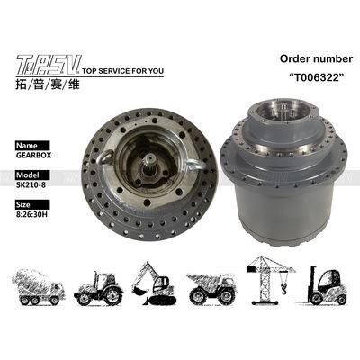YN15V00037F2 Ekskavatör yedek parçaları Ekskavatör Sürüş Redüktörü ASSY SK210-8