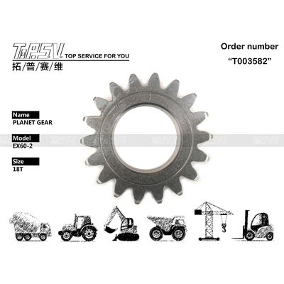 EX60-3 Swing 1Stage Excavator Gezegen Donanımları Isı Tedavisi 3051679