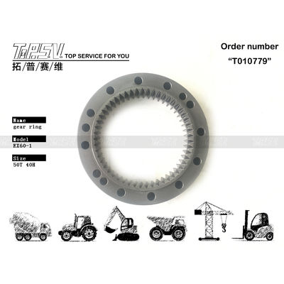 EX60-1 Ekskavator Swing Internal Ring Gear Çelik 2024937 Makine Tamiri için