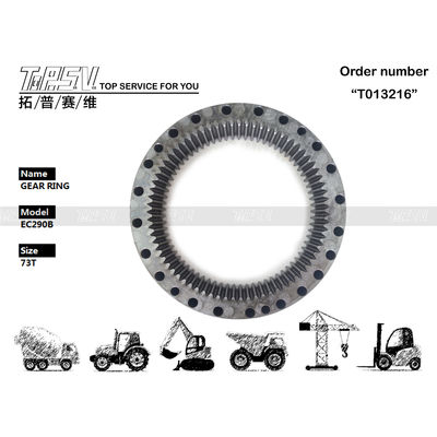 Siyah EC290B Ekskavatör Swing Gear İç Düğüm Halkası Düğüm Ağı Kuruluşu VOE14547266