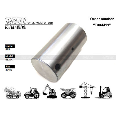 E320C Ekskavator yedek parçaları salıncak 2Stage Gear Pin Steel 148-4634
