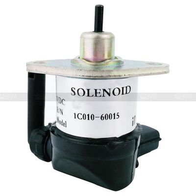 DC 24V Yakıt Durdurma Solenoid 1C010-60015 KX080 Kazı makinesi elektrik parçaları