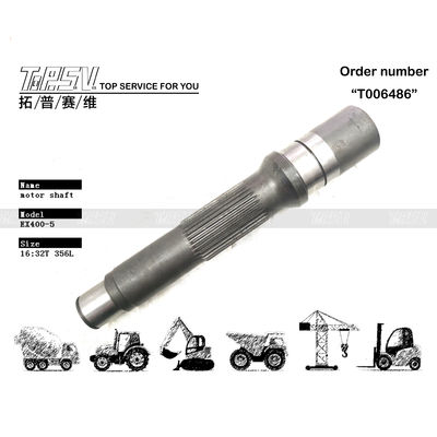 EX400-5 Ekskavatör Seyahat Hidrolik Motor Çubuğu 0352203 Isı muamelesi ile