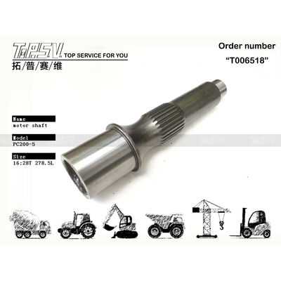 PC200-5 Ağır Güçlü Makine 708-8H-12110 için Excavator Travel Motor Shaft