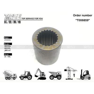Siyah GM35VL Kazı makinesi şeritleri Hidrolik pompa bağlantıları XKAH-00022