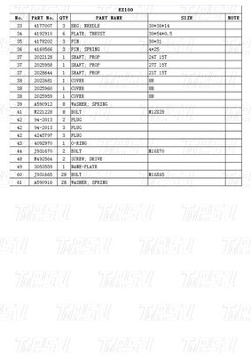 9065934 9080068 9096481 Ekskavator Seyahat Sürücüleri Katalog Hidrolik Seyahat Motorları EX100