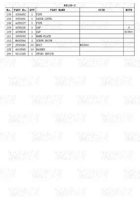 9111265 Heavy Duty EX120-2 Ekskavatör Swing Drive Katalog Sistemi Hidrolik Motor