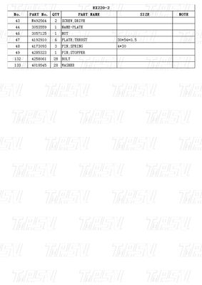 EX220-2 Gezegen Redüktörleri Ekskavatörler Seyahat Sürücüsü Kataloğu 9091682 9116394 9116395