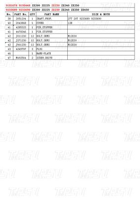 Özel Renkler Kazıcı Seyahat Sürücüsü Katalog Motorlar