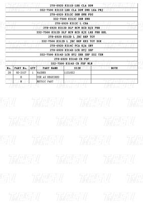 E312C Ekskavator Swing ve Travel Drive Motor ve Reducer Montaj Kataloğu