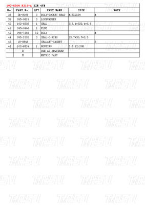 102-6500 E315-A Kazı makinesi Seyahat Sürücüsü Kataloğu Bolt-On stokta Siyah Fabrika Rengi