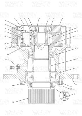 Siyah Bolt-on 148-4644 523-0553 E320C Kazı makinesi salınım sürücüsü Makine tamirhaneleri için katalog hidrolik sürücü