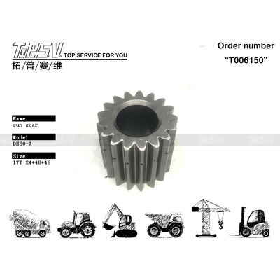 XKAY-00397 Yüksek Dayanıklılık DH60-7 Ekskavatör Seyahat 2 Aşama Güneş Düğmesi Sürüş Motoru Makine Tamirhaneleri İçin