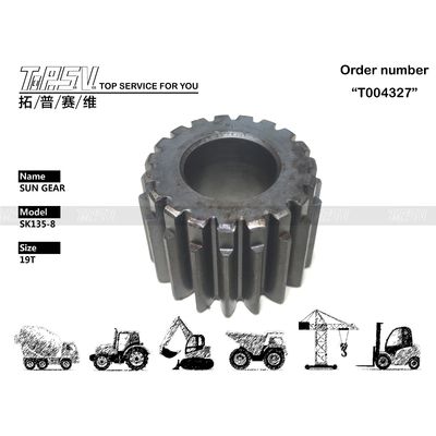 Kurulumu Kolay SK135-8 Ekskavator Swing 2 Aşama Güneş Düğmesi Redüktör Düğme Parçaları Makine Tamirhaneleri İçin