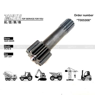 TZ110D1004-00 Yüksek hassasiyetli PC70-8 Kazıcı Seyahat 1 Aşama Güneş Donanımı Fayda Boyutuna Bağlı