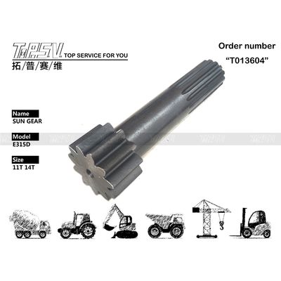 165-5792 Gezegen Redüktörü E315D Kazıcı Seyahat 1 Aşama Sun Gear Çelik Yapılmış Görüntü Görünümü