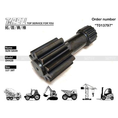 2101-7027A Gezegen Redüktörü DH420-7 Kazı makinesi Seyahat 1 Aşama Güneş Düğmesi Redüktörü Kazı makinesi iletim sistemi için takım parçaları