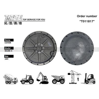2414N4376 Paketlemenin Türüne bağlı SK200-5 Kazı makinesi Son Sürücü Kapağı Satış Çantası Taşıma Paketleme Çelik
