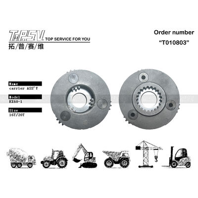 Gezegen Redüktörü EX60-1 Ekskavatör Swing 1 Aşama Taşıyıcı Assy Delekler Dövizli Çanta Taşıma Paketleri için İdeal