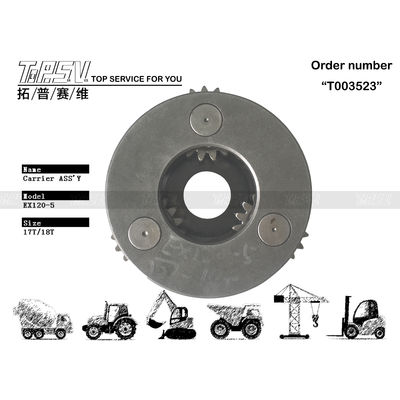 Gezegen Redüktörü Tipi EX120-5 Ekskavatör Gezegen Taşıyıcı ASSY Ağır Makineler İçin