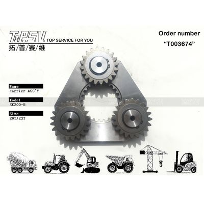 Kaynak SK200-5 Ekskavatör Swing 1 Aşama Taşıyıcı Assy Ekskavatörler için